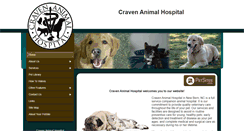 Desktop Screenshot of cravenanimalhospital.com
