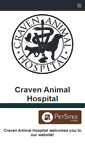 Mobile Screenshot of cravenanimalhospital.com
